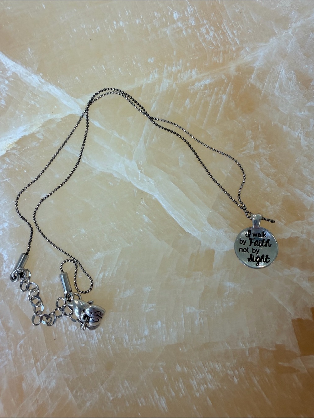 Brighton Walk by Faith Cross Pendant Necklace 18”